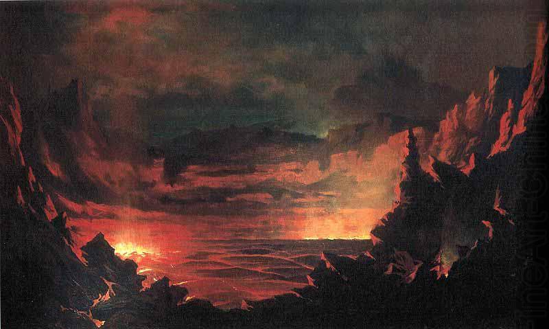Jules Tavernier Kilauea Caldera, china oil painting image